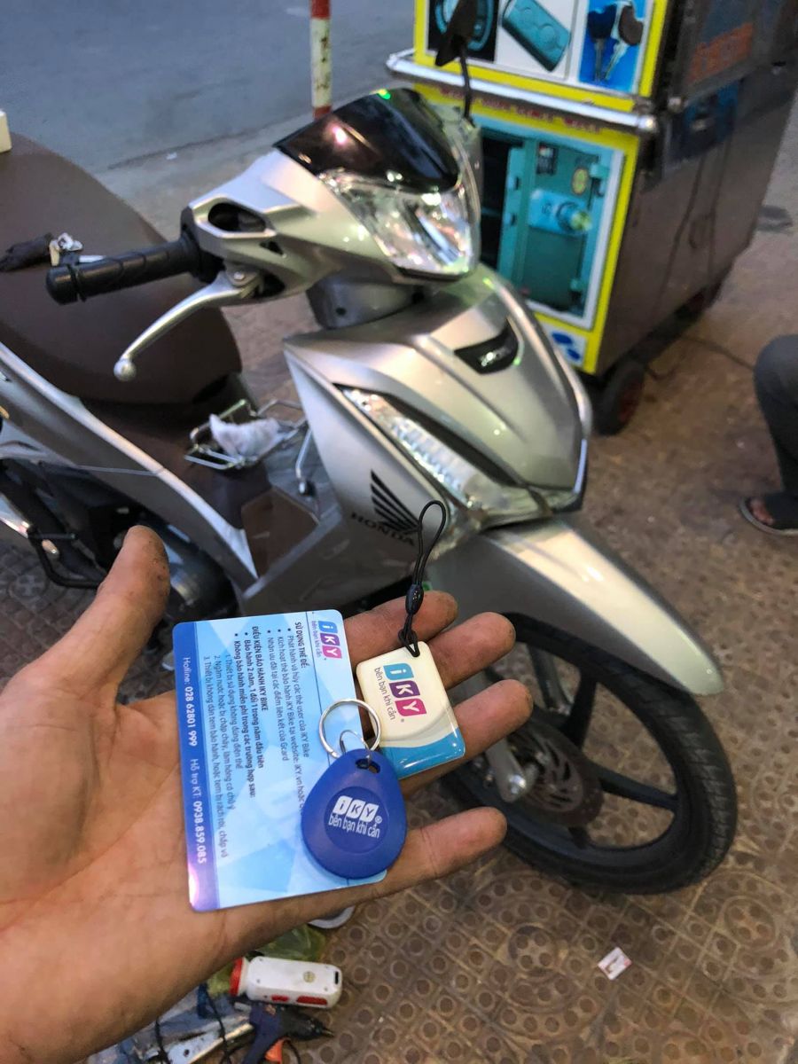 Sao chép thẻ từ xe máy